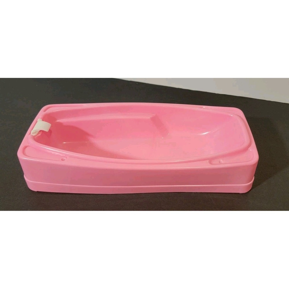 1993 Mattel Vintage Pink Bathtub‎ Barbie Hard Plastic Bath Tub Bath Accessory